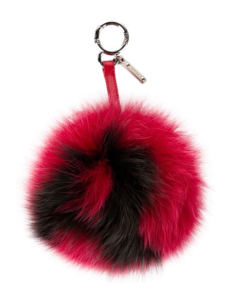 fendi fur keychain replica|Fendi keychain wallet.